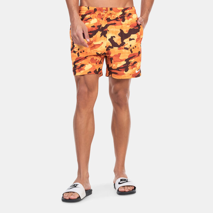 Nike Swim Men's Volley Swimming Shorts Orange Nike Swim Men's Volley Swimming Shorts Orange image number 0