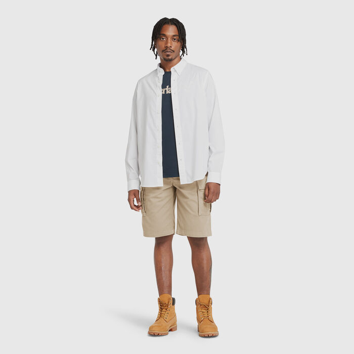 Timberland Men's Twill Cargo Shorts Gold Timberland Men's Twill Cargo Shorts Gold image number 2