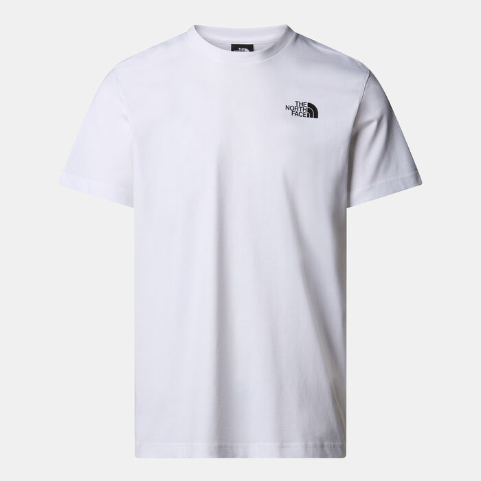 The North Face Men's Vertical T-Shirt White The North Face Men's Vertical T-Shirt White image number 0