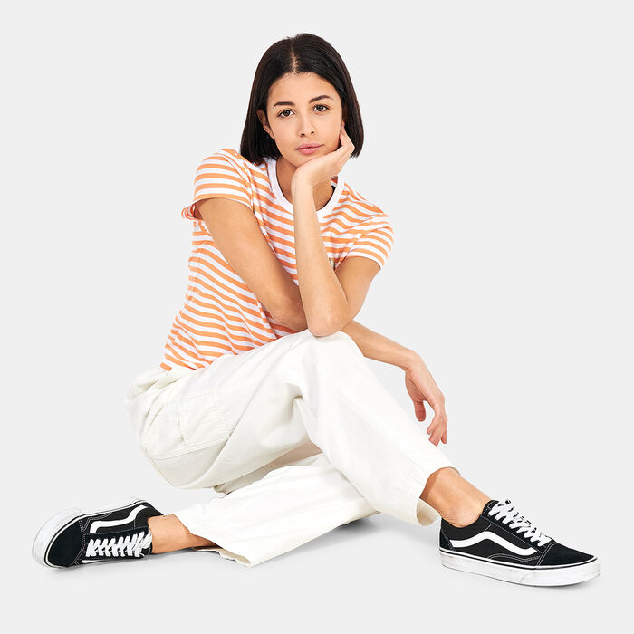 Vans Women's Ground Work Pants White Vans Women's Ground Work Pants White image number 2