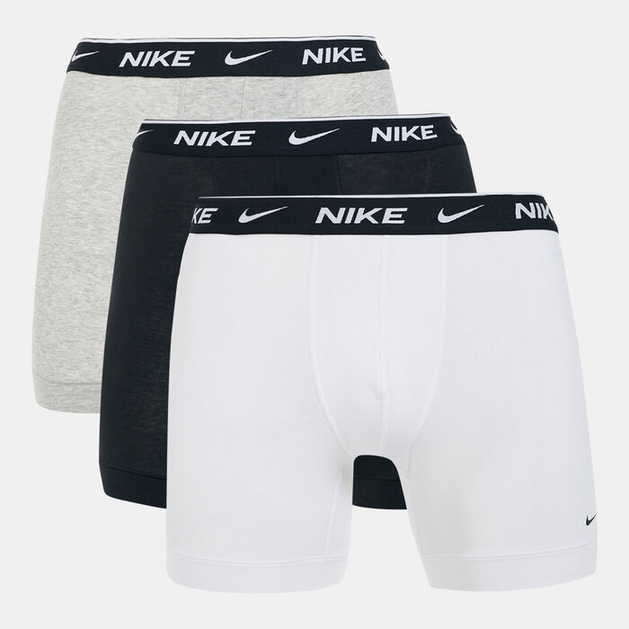 Nike Men's Logo Boxer Briefs (3 Pack) White Nike Men's Logo Boxer Briefs (3 Pack) White image number 0