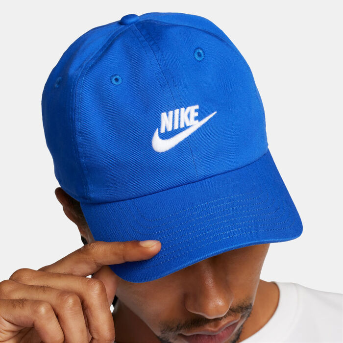 Nike Club Unstructured Futura Wash Cap Blue image number 3