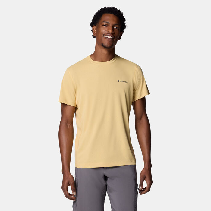 Columbia Men's Zero Rules Light Technical Hiking T-Shirt yellow image number 0