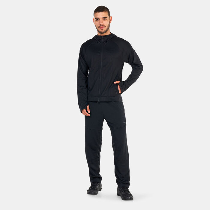 Nike Men's Yoga Dri-FIT Training Jersey Hoodie Black image number 2