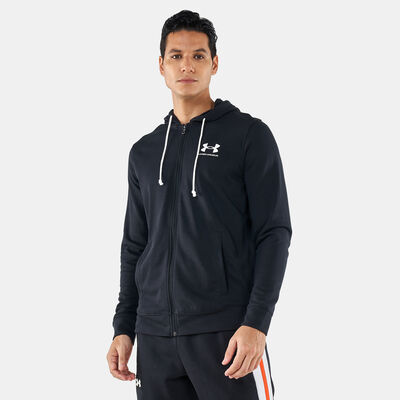 Under Armour Men's UA Rival Terry LC Full Zip Hoodie Black