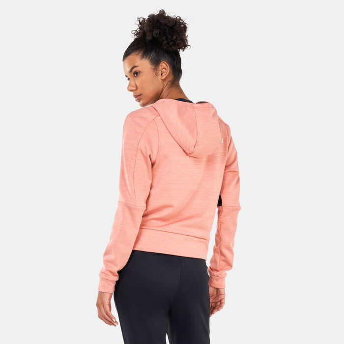 The North Face Women's Mountain Athletics Full Zip Fleece Jacket Pink image number 1