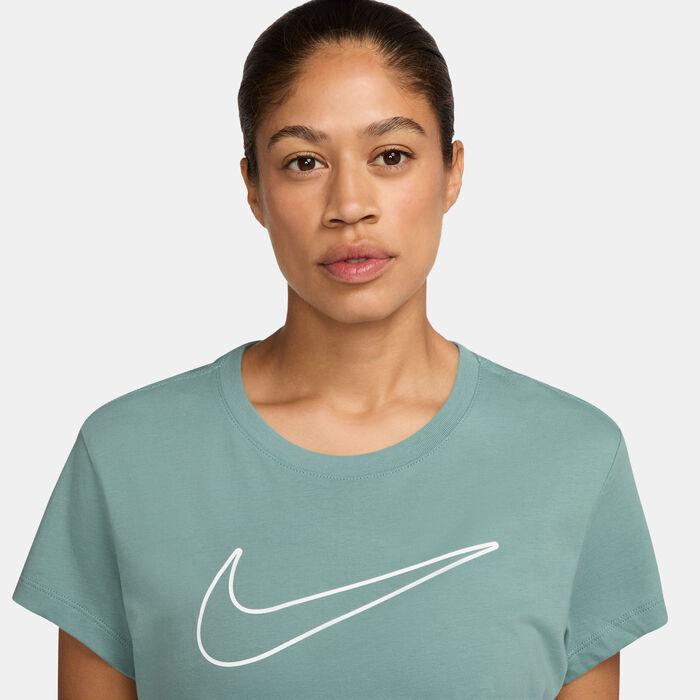 Nike Women's Sportswear T-Shirt Green Nike Women's Sportswear T-Shirt Green image number 2