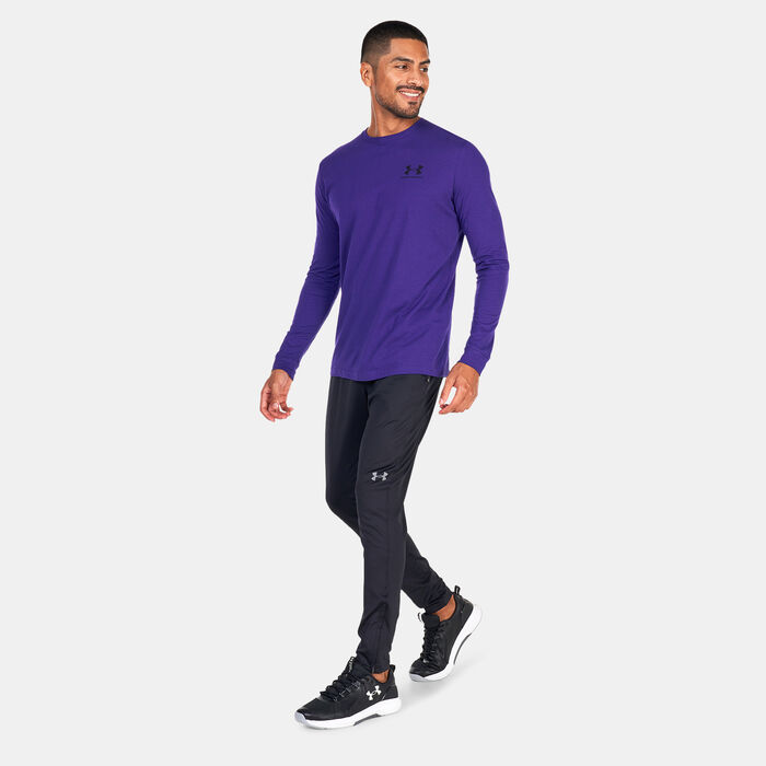 Under Armour Men's Sportstyle Left Chest T-Shirt Blue Under Armour Men's Sportstyle Left Chest T-Shirt Blue image number 2