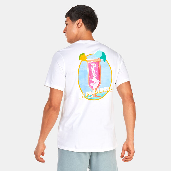 Converse Men's Tropical T-Shirt White Converse Men's Tropical T-Shirt White image number 1