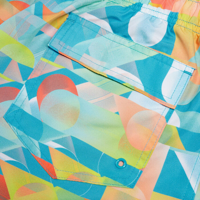 Speedo Kids' Digital Printed Swimming Shorts Blue image number 4