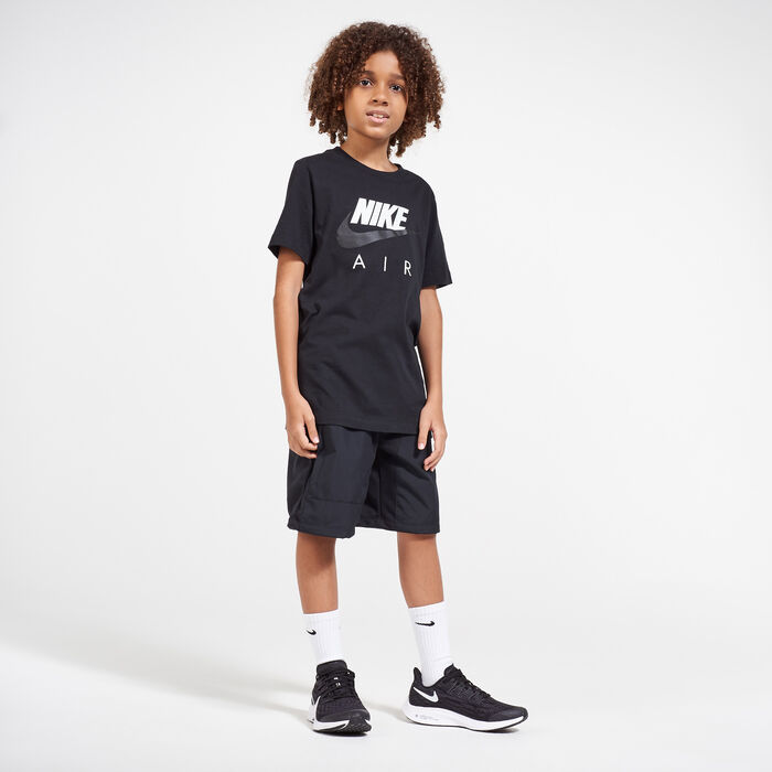 Nike Kids' Sportswear Air T-Shirt (Older Kids) Black Nike Kids' Sportswear Air T-Shirt (Older Kids) Black image number 2
