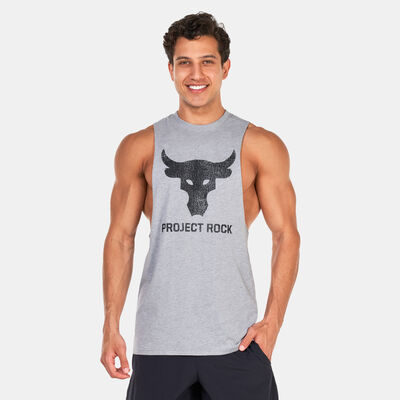 Under Armour Men's Project Rock Brahma Bull Tank Top Grey
