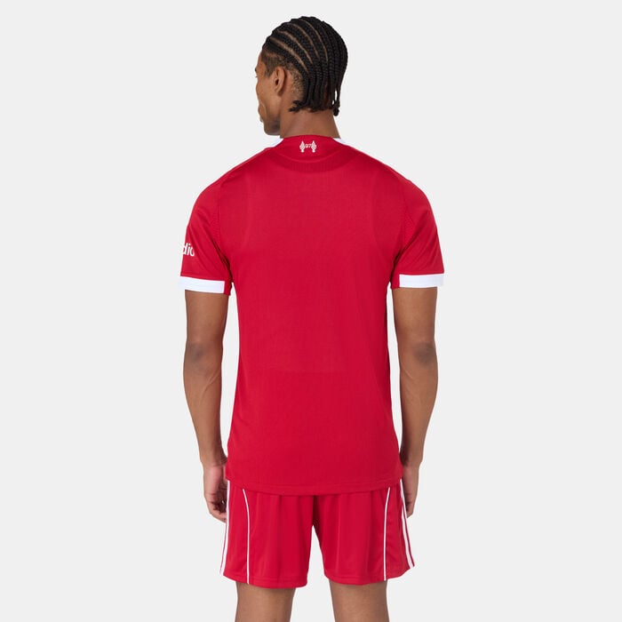 adidas Men's Liverpool 25/26 Home Authentic Football Jersey Red adidas Men's Liverpool 25/26 Home Authentic Football Jersey Red image number 1