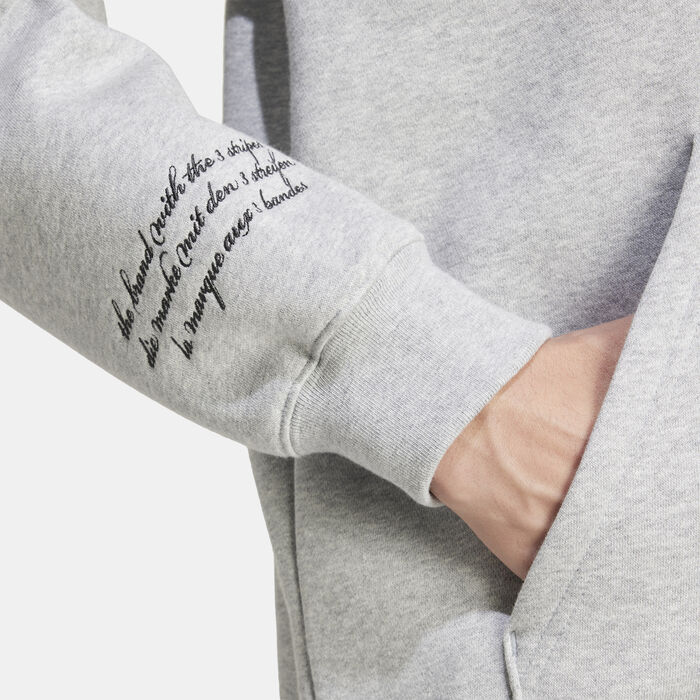 adidas Originals Men's VRCT 1 Hoodie Black adidas Originals Men's VRCT 1 Hoodie Black image number 4