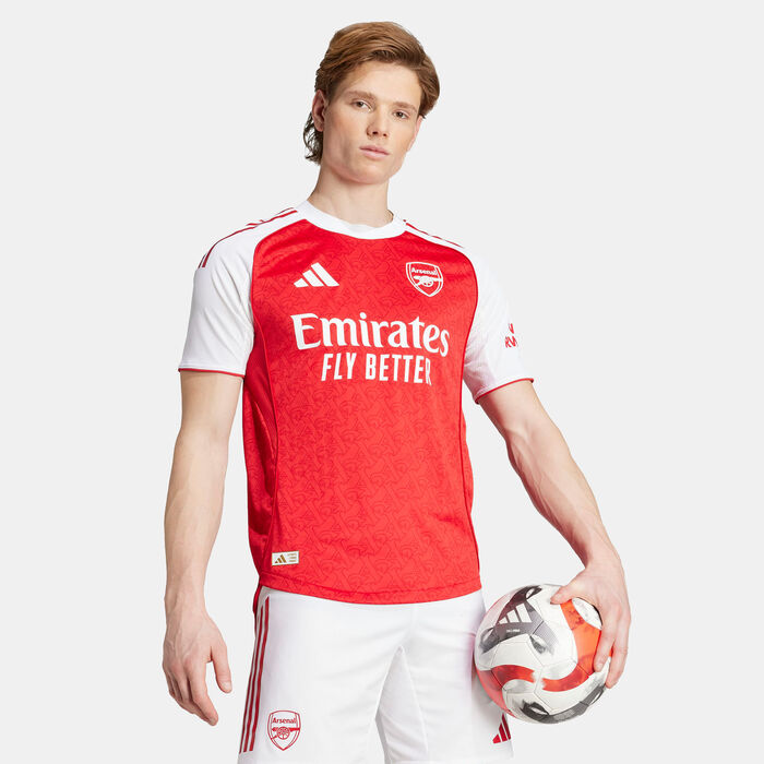 adidas Men's Arsenal 25/26 Home Authentic Football Jersey Red adidas Men's Arsenal 25/26 Home Authentic Football Jersey Red image number 0