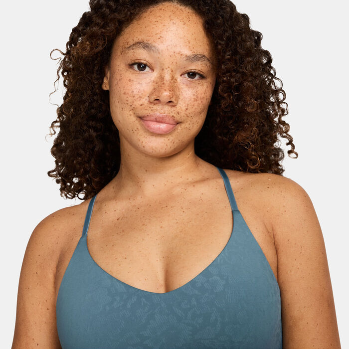 Nike Women's Indy Light-Support Padded Sports Bra Blue Nike Women's Indy Light-Support Padded Sports Bra Blue image number 2