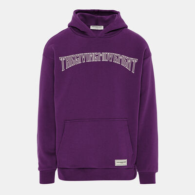 The Giving Movement Men's Collegic Font Hoodie Red The Giving Movement Men's Collegic Font Hoodie Red