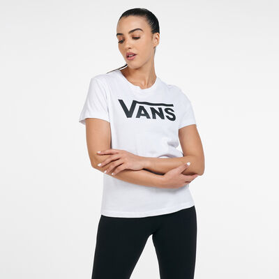 Vans Women's Flying V Crew T-Shirt White