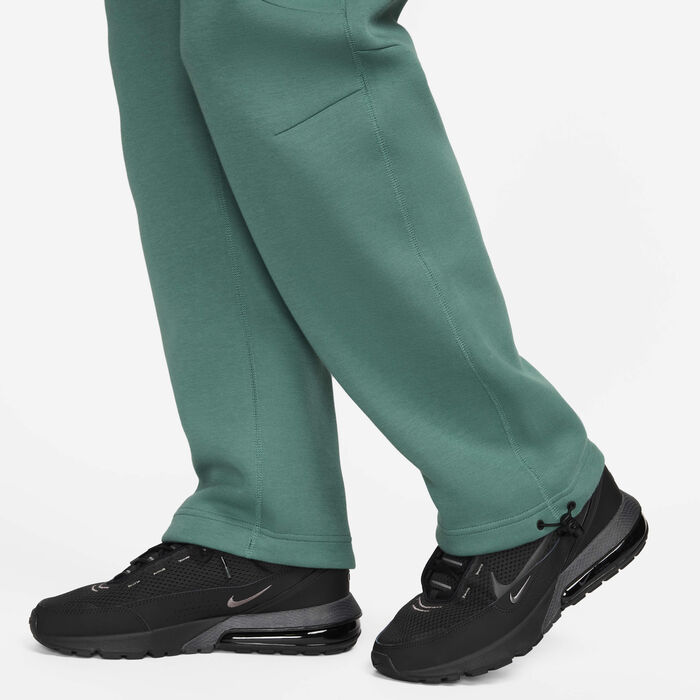 Nike Men's Sportswear Tech Fleece Open-Hem Tracksuit Bottoms Green Nike Men's Sportswear Tech Fleece Open-Hem Tracksuit Bottoms Green image number 7