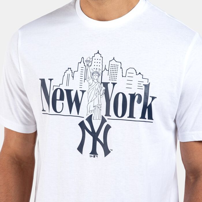 New Era Men's MLB New York Yankees Graphic T-Shirt White image number 3