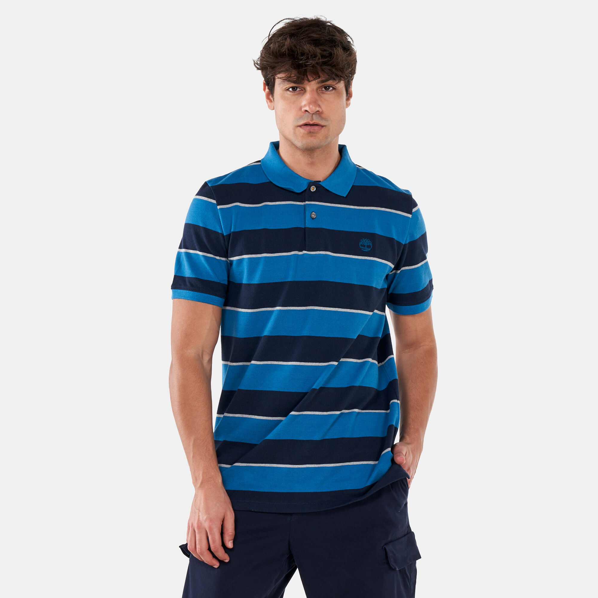 Timberland striped polo top