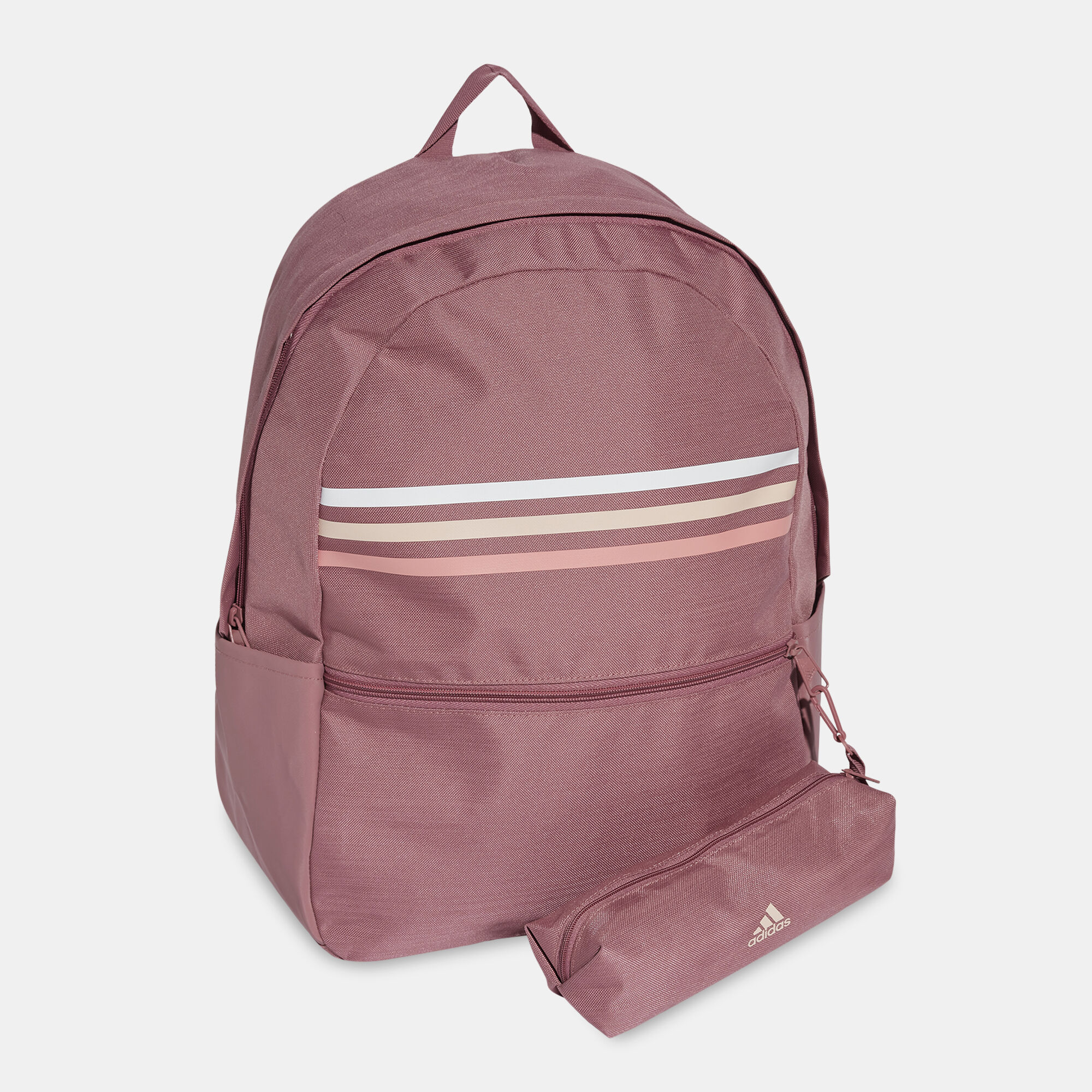 Classic Horizontal 3 Stripes Backpack Pink adidas in KSA SSS