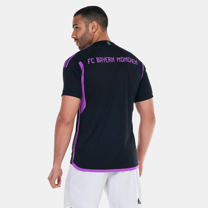 adidas Men's FC Bayern Munich Away Jersey - 2023/24 Black image number 1