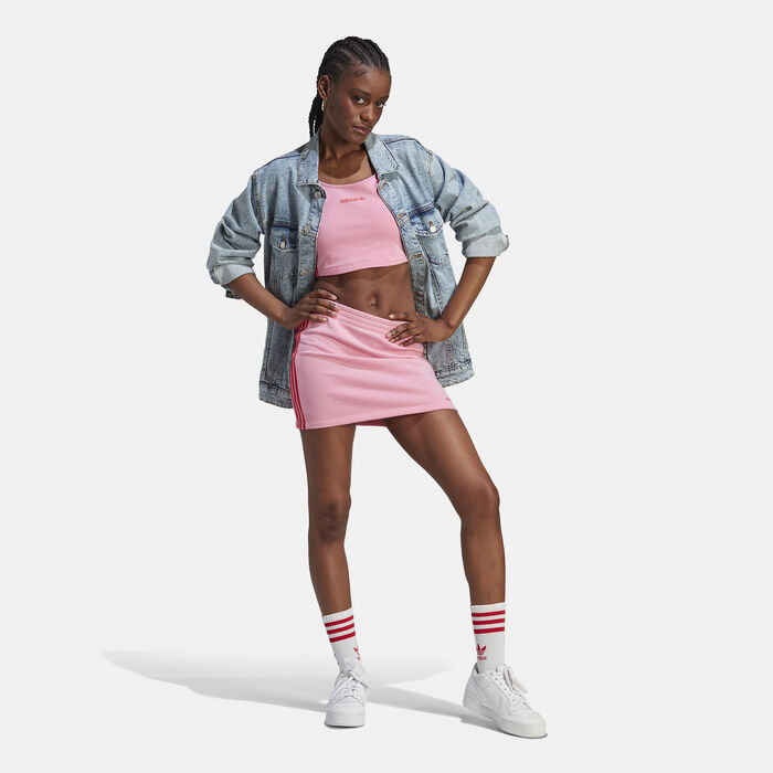 adidas Originals Women's Crop Tank Top Pink adidas Originals Women's Crop Tank Top Pink image number 2