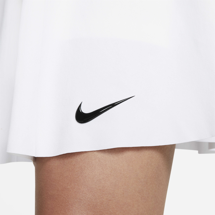 Nike Women's Dri-FIT Advantage Long Golf Skirt White image number 3