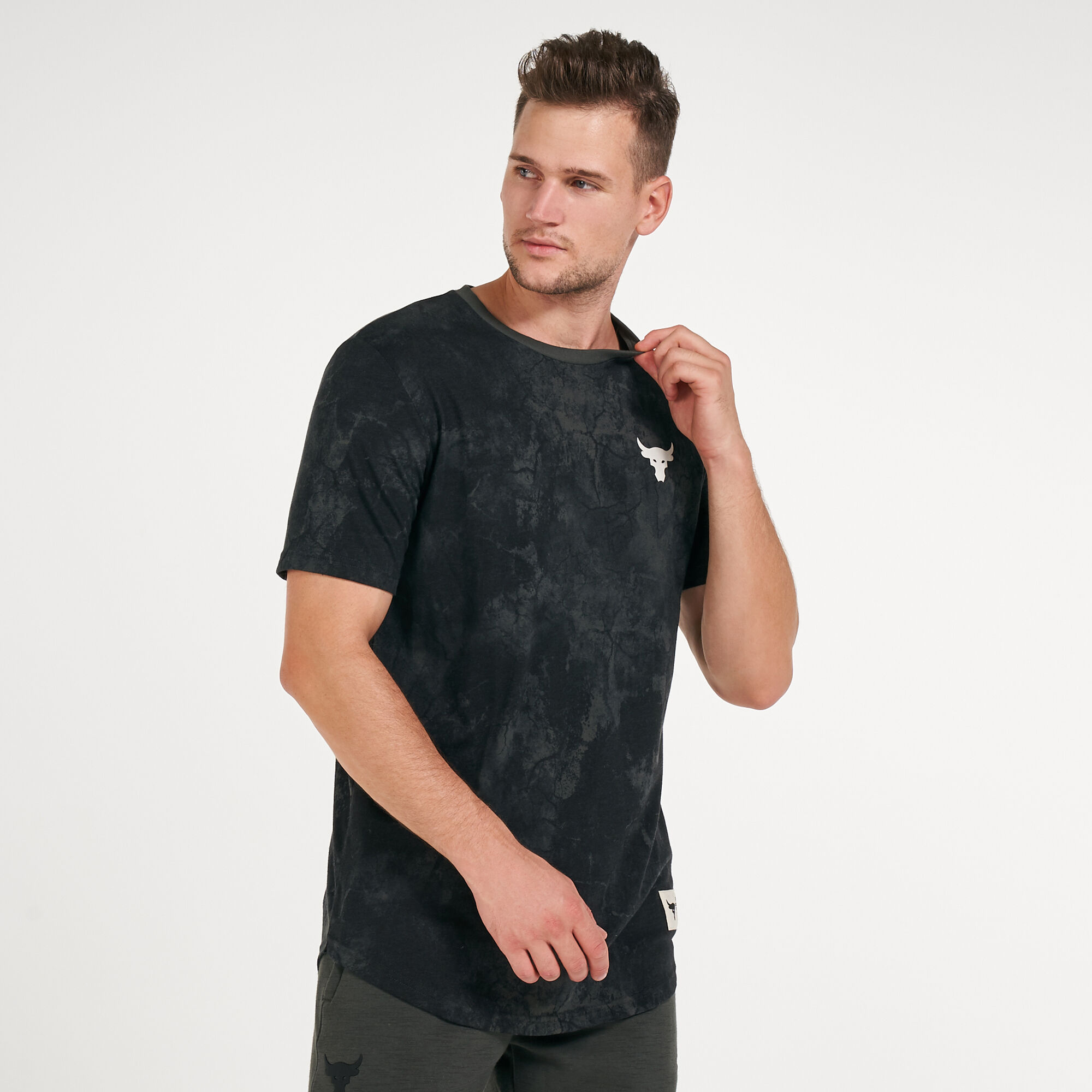 Men's project rock all over print short sleeve Outlet