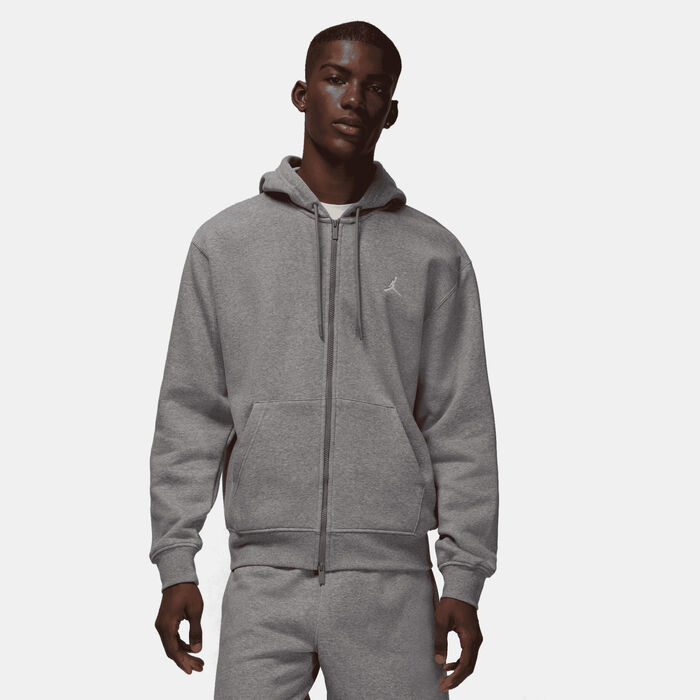Jordan Men's Brooklyn Fleece Full-Zip Hoodie Grey image number 0