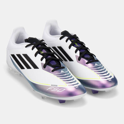 adidas Men's F50 League Messi Firm Ground/Multi-Ground Football Shoes White