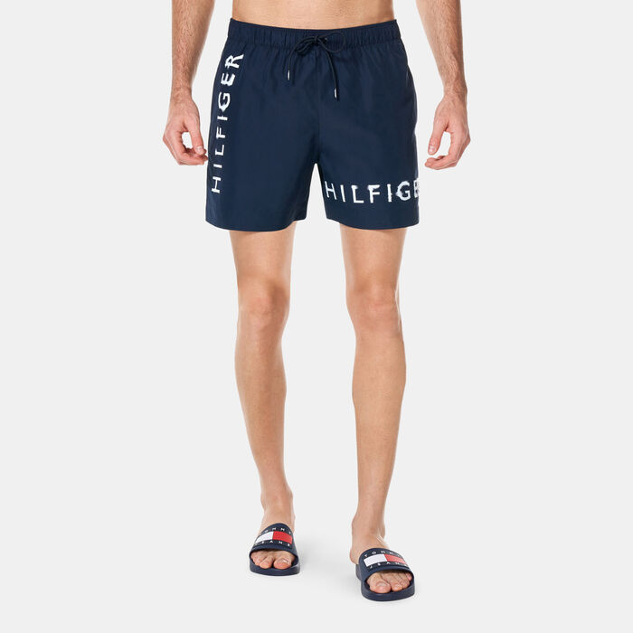 Tommy Hilfiger Men's Crafted Logo Swimming Shorts Blue image number 0