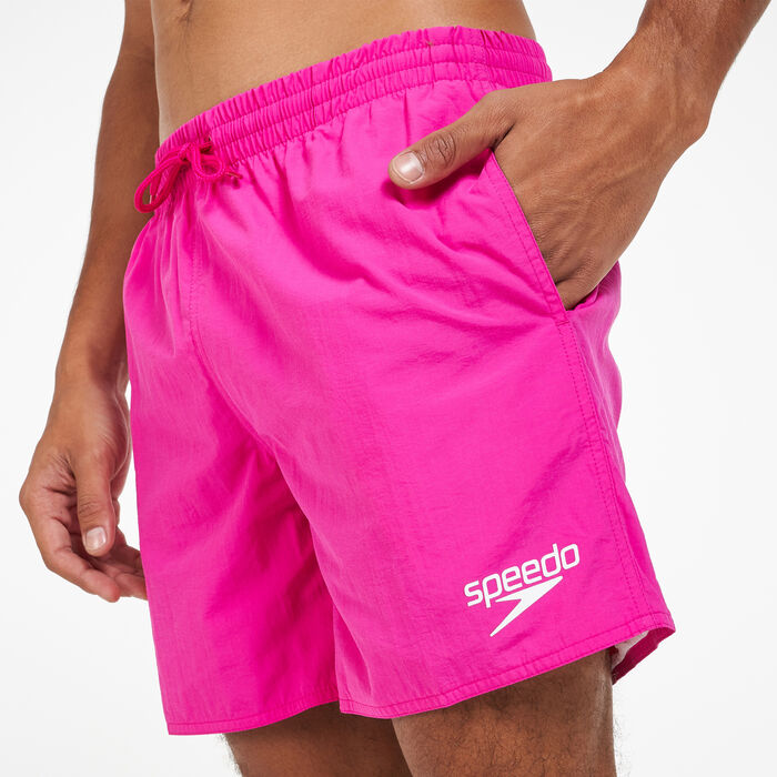 Speedo Men's Essentials 16-Inch Swimming Shorts Pink Speedo Men's Essentials 16-Inch Swimming Shorts Pink image number 3