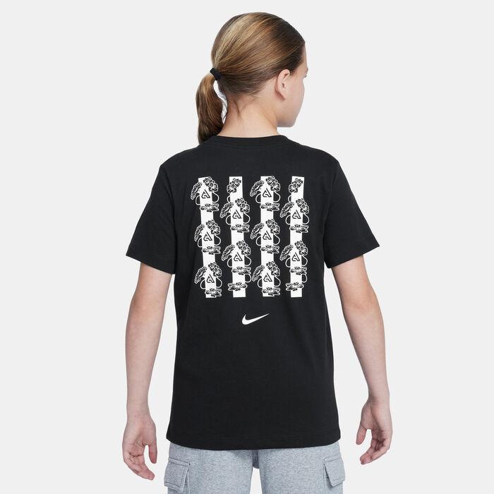 Nike Kids' Giannis Antetokounmpo T-Shirt (Older Kids) Black Nike Kids' Giannis Antetokounmpo T-Shirt (Older Kids) Black image number 1