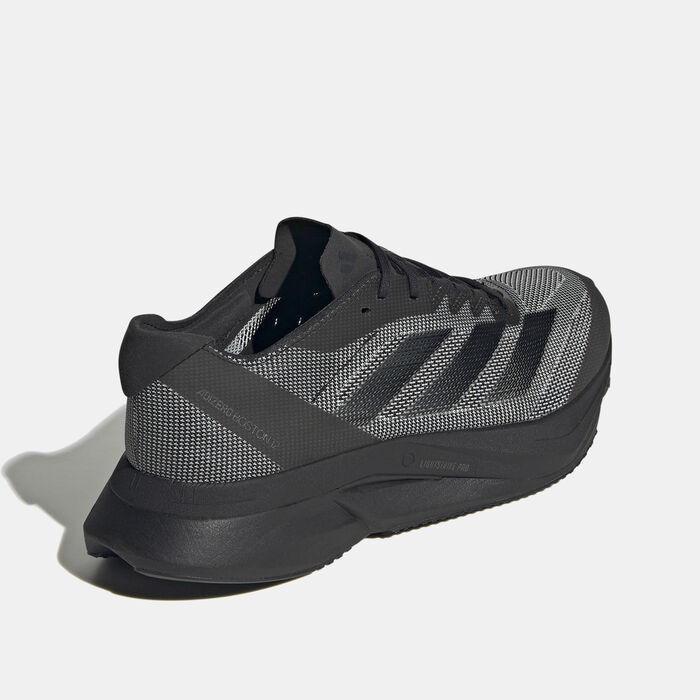 adidas Men's Adizero Boston 12 Running Shoes Black image number 2