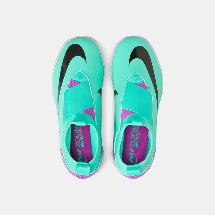 Nike Kids' Mercurial Superfly 9 Academy Turf Ground Football Shoes Green image number 2