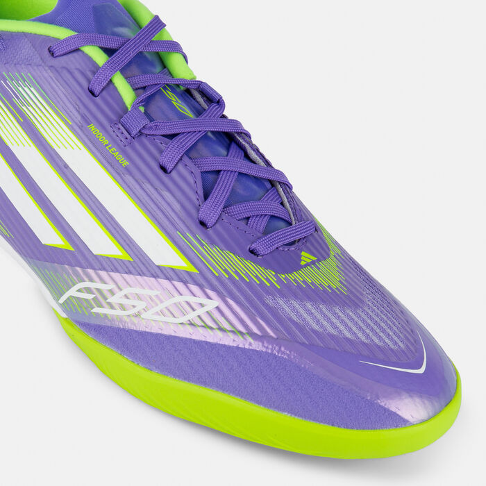 adidas Men's F50 League Indoor Court Football Shoes Purple adidas Men's F50 League Indoor Court Football Shoes Purple image number 4