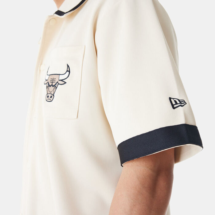 New Era Men's NBA Chicago Bulls Shirt Beige image number 3