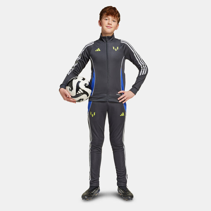 adidas Kids' Messi Jacket Grey adidas Kids' Messi Jacket Grey image number 2