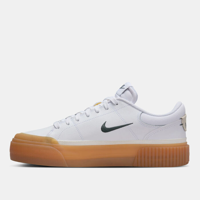 Nike Women's Court Legacy Lift Shoes White Nike Women's Court Legacy Lift Shoes White image number 2