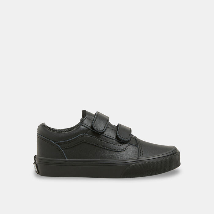 Vans Kids' Kids Old Skool V Classic Tumble Unisex Shoes (Younger Kids) Black Vans Kids' Kids Old Skool V Classic Tumble Unisex Shoes (Younger Kids) Black image number 0
