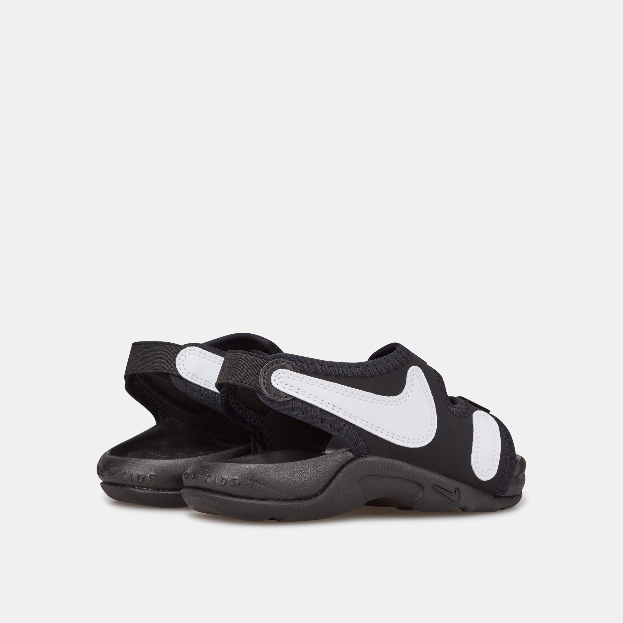 Boys black nike slides top
