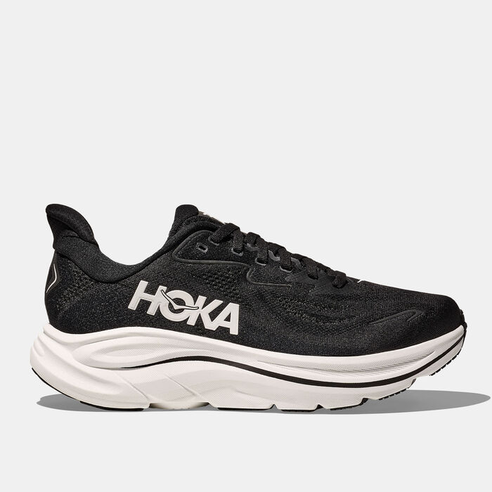 HOKA Men's Clifton 10 Wide Running Shoes Black HOKA Men's Clifton 10 Wide Running Shoes Black image number 0