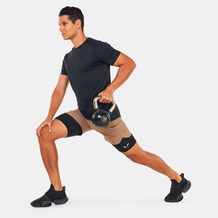 SQUATWOLF Men's Limitless 2-in-1 Shorts Brown image number 2