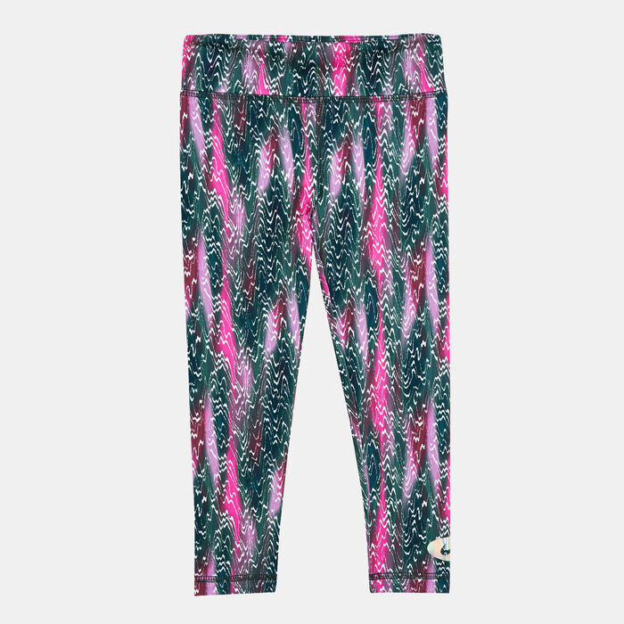 Nike Kids' Icon Clash Printed Leggings Pink image number 0
