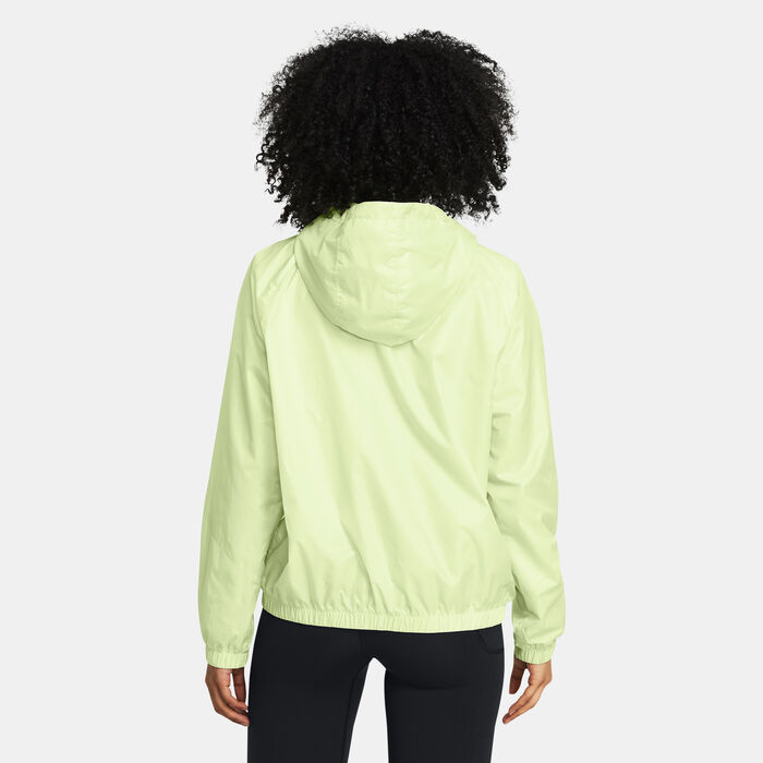Under Armour Women's Rival Windbreaker Jacket Green image number 1