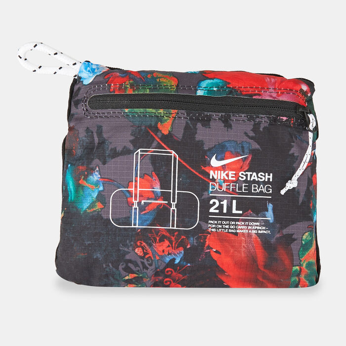 Nike Men's Printed Stash Duffel Bag Multi-Color image number 4