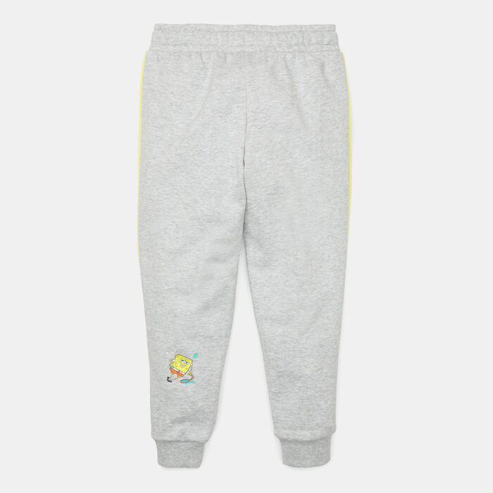 PUMA Kids' X SpongeBob T7 Track Pants Grey PUMA Kids' X SpongeBob T7 Track Pants Grey image number 1
