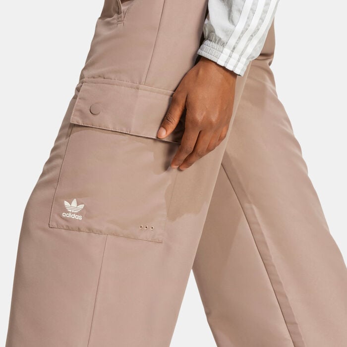 adidas Originals Women's Essentials Cargo Pants Brown adidas Originals Women's Essentials Cargo Pants Brown image number 4